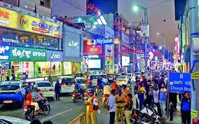 Russian Girls in MG Road near Brigade Road in Bangalore